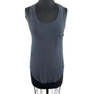 Lululemon Gray Racerback Pocket Front Flowy Women's Athletic Tank Top 6 M